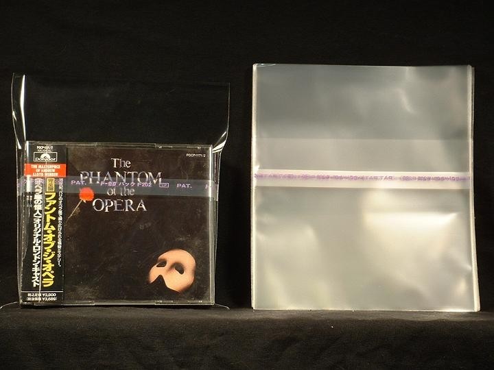 Double Wide CD Resealable Old style 2CD Jewel Case TOP Japan SoundSourceCDs 100