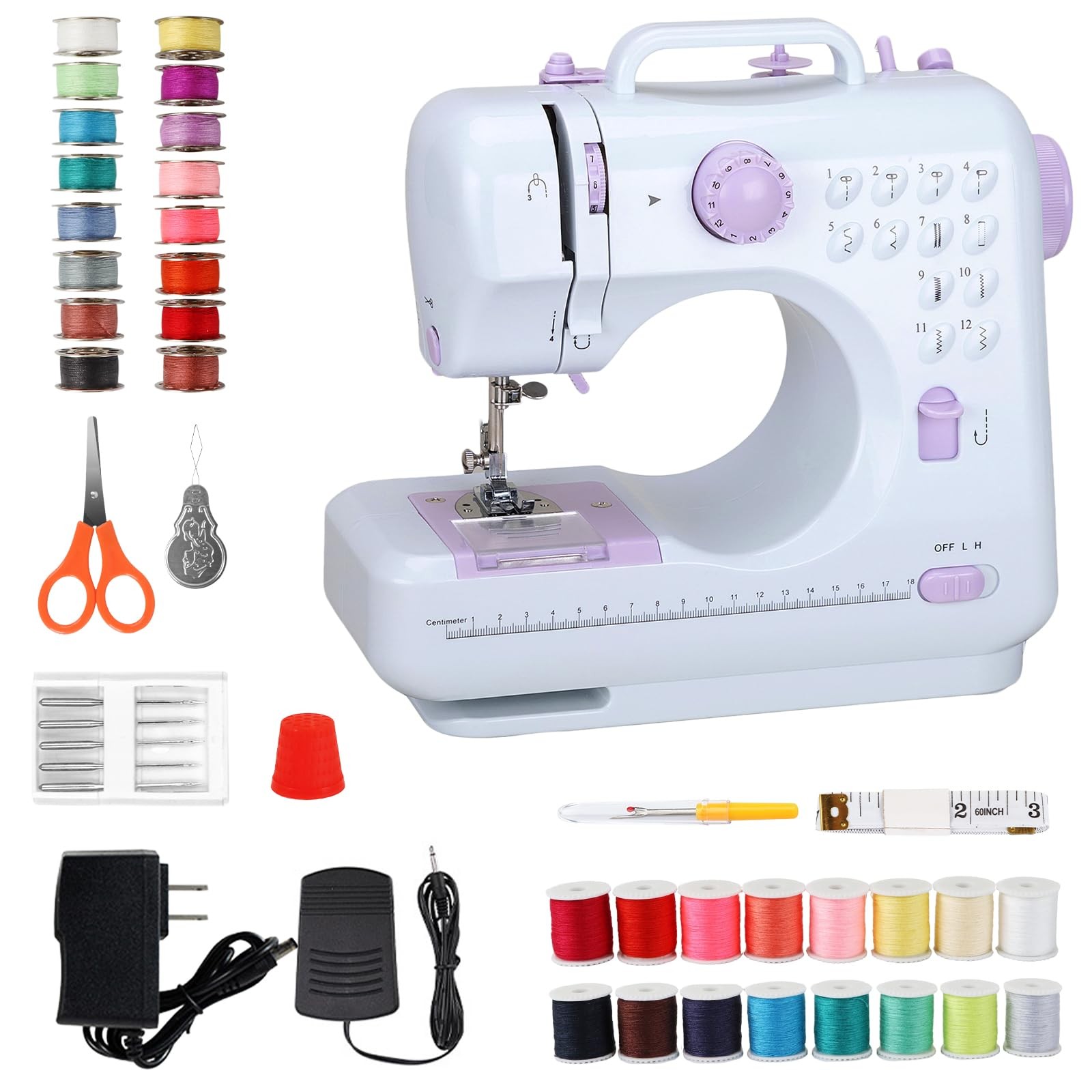 #1 Maquina De Coser Electrica Mediana Con 12 Tipos De Cocidos Diferentes Calidad