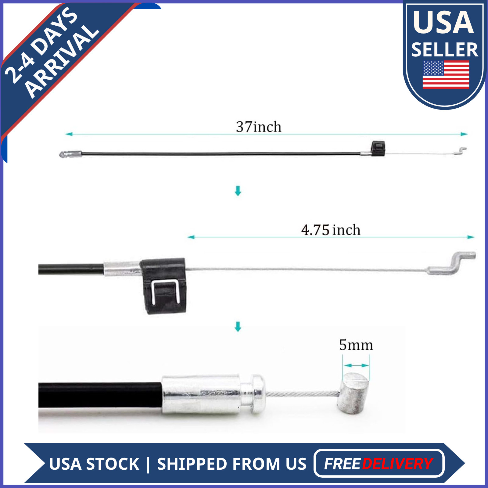 ttmagic Recliner Release Cable 37 Inch Sofa Couch Pull Cable Replacement S Hook