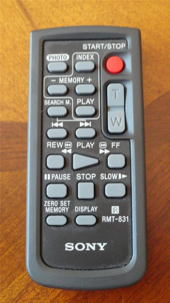 NEW Genuine Sony WIRELESS REMOTE CONTROL RMT-831 rmt 831 Commander