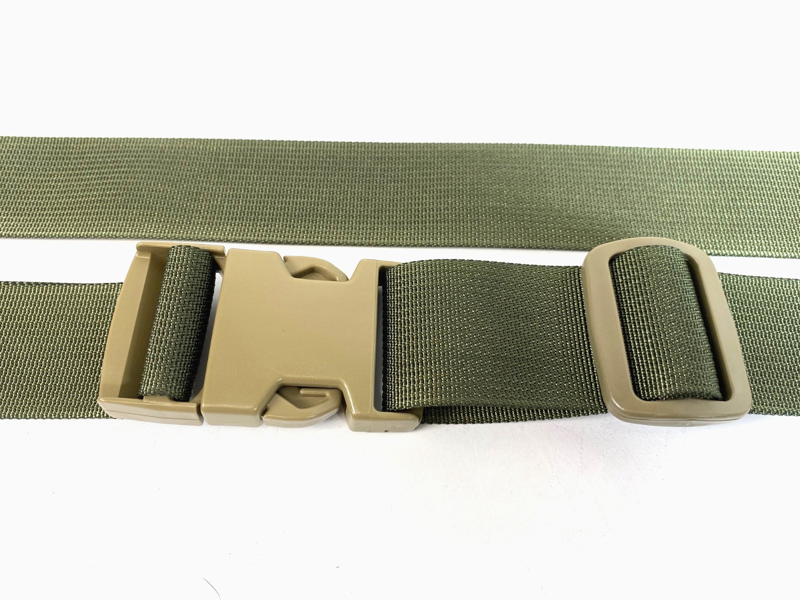 1.5" Lashing Strap Pack ALICE Pack MOLLE Pack Tie Down Cargo Strap RANGER GREEN
