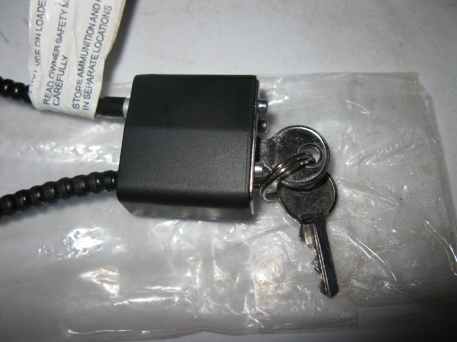 Cable Gun Lock/Firearm Safety 2 keys 30MM OS