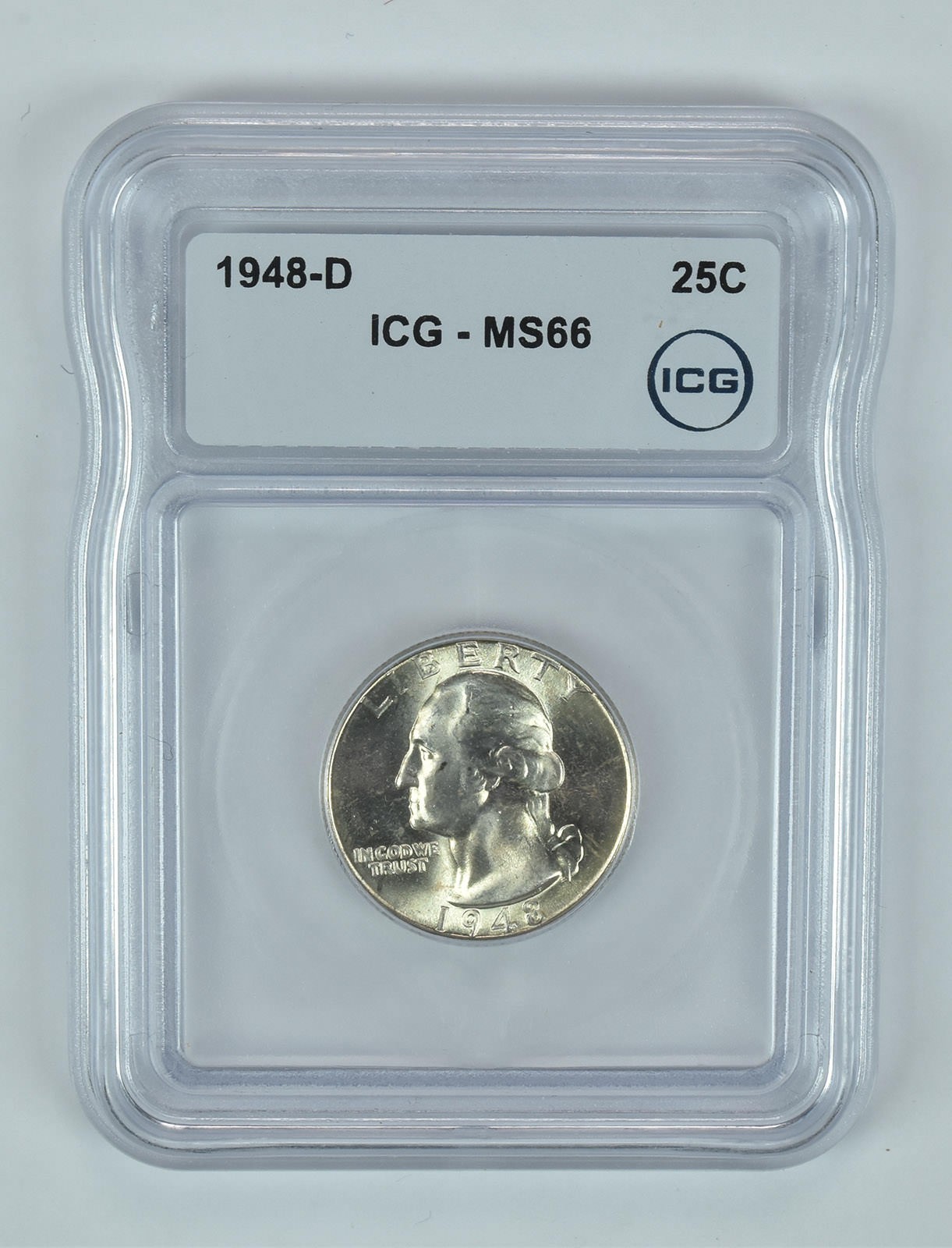 1948-D Washington Quarter MS66 ICG