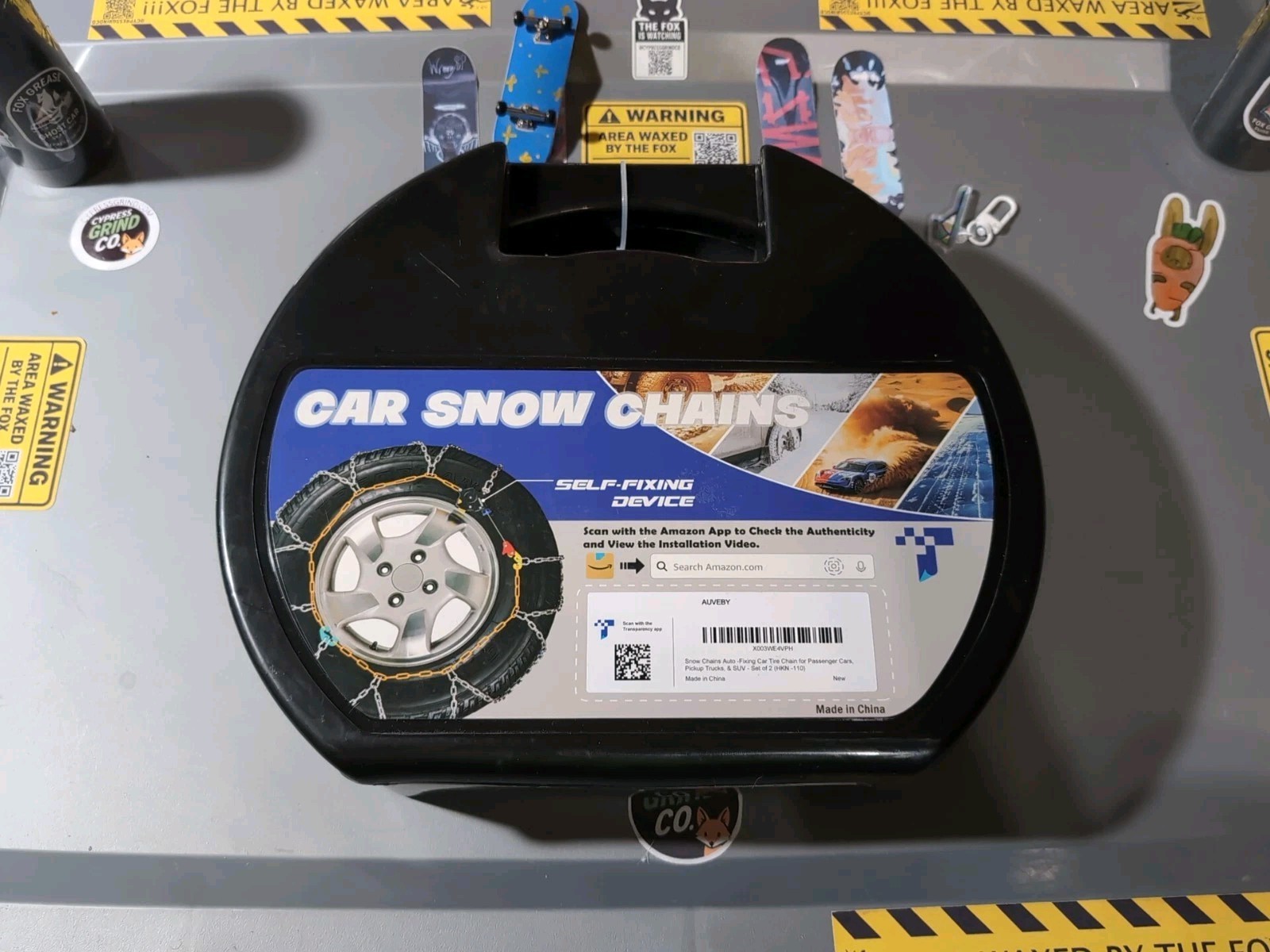 Snow Tire Chains HKN-110 Quick Fit Auto Fix Passenger SUV Set 2
