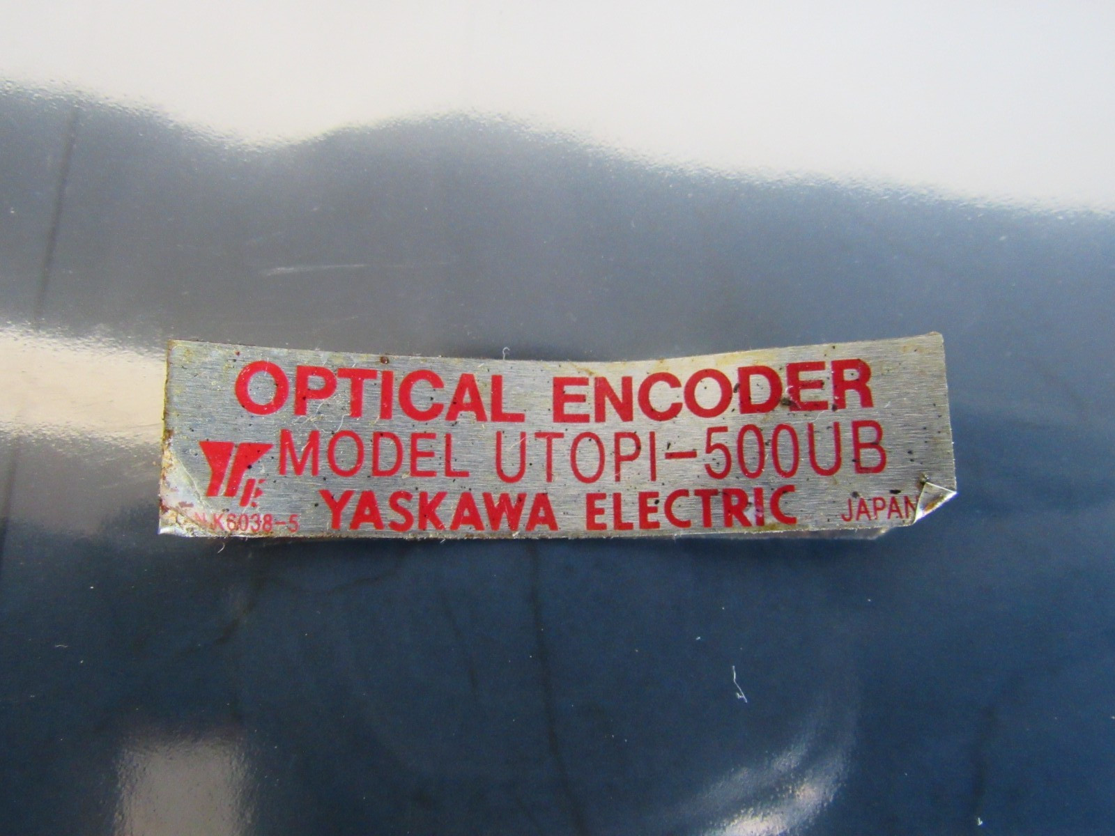 Yaskawa Optical Encoder UTOPI-500UB Lot #4538 Listed by Narek