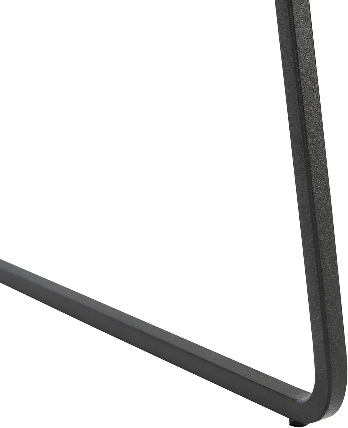 Masami White Faux Leather & Black 26-Inch Counter Stool - Home Collection