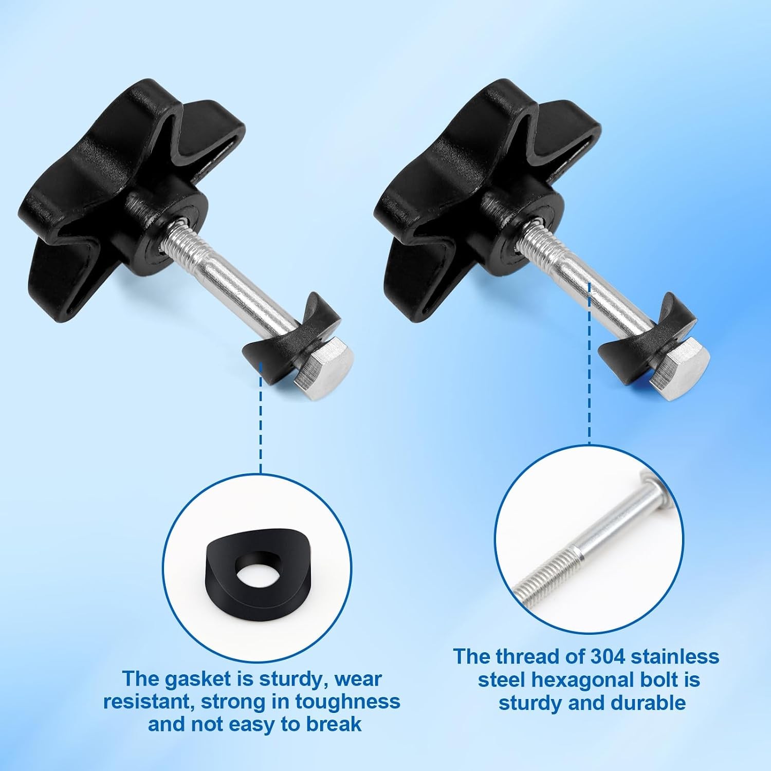 Rollator Walker Replacement Knobs for Wheels 2 PCS | Rollator Parts Knobs Drive