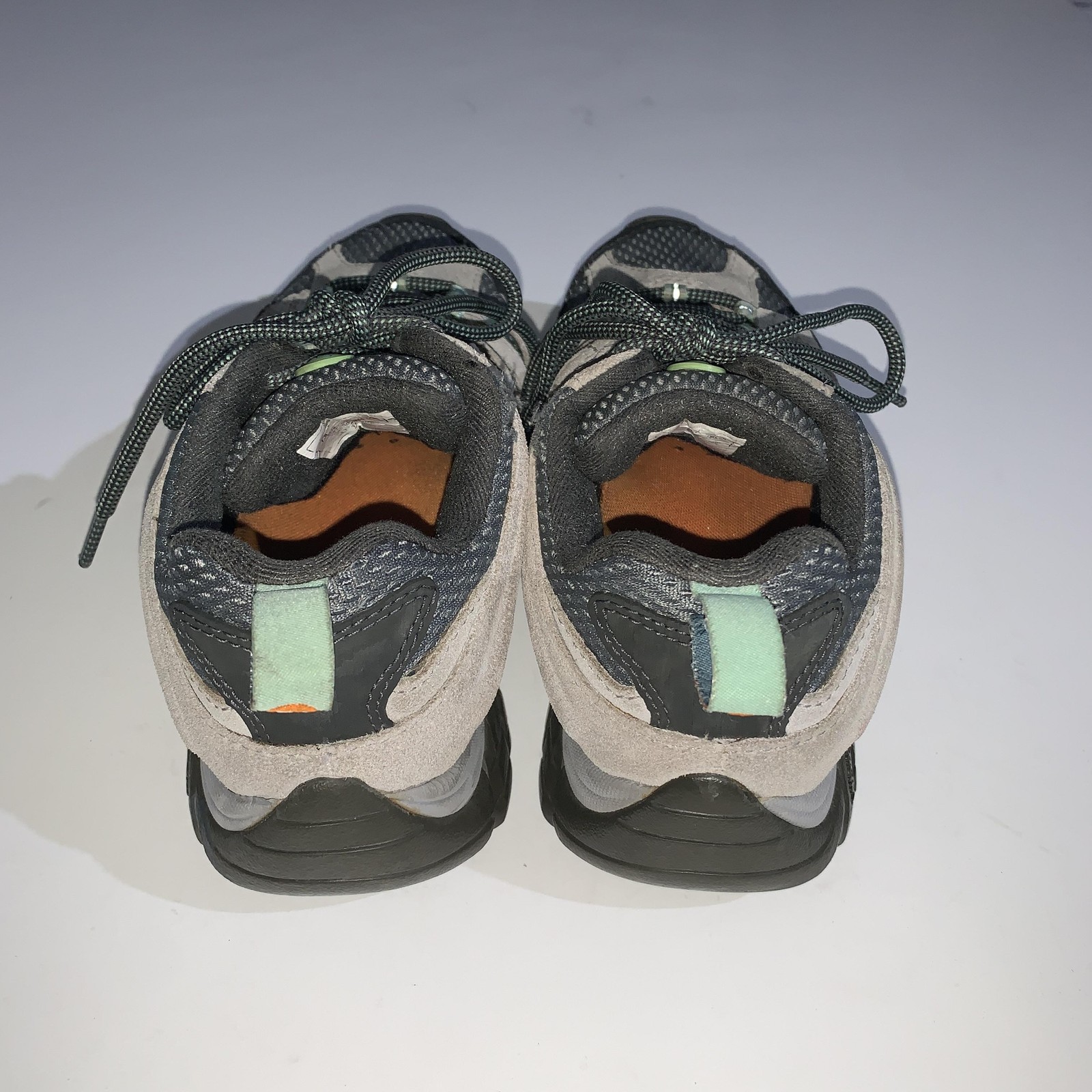 Merrell Shoes Womens Size 7.5 Gray Suede Mesh Hiking Trail Sneakers Outdoor