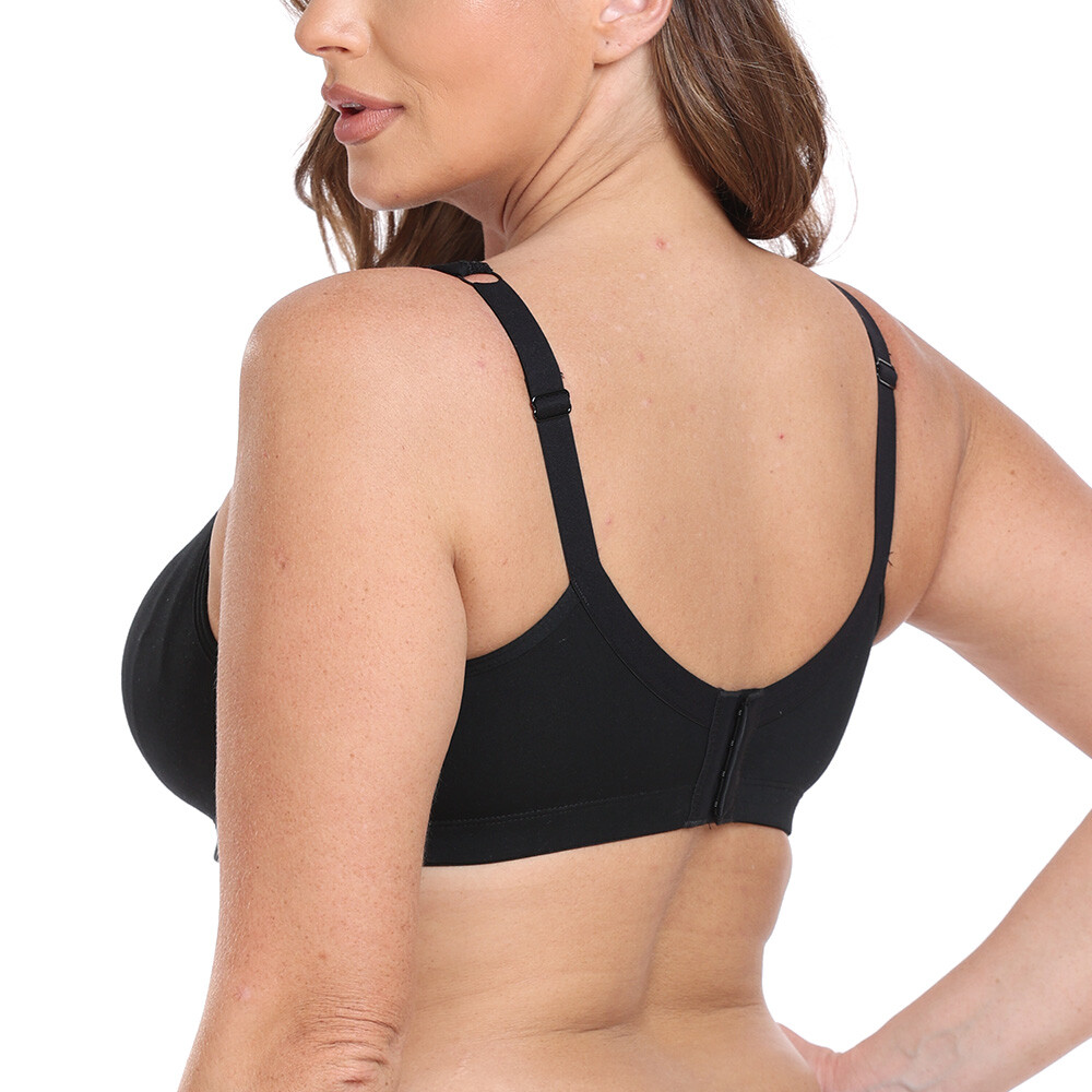 Womens Plus Size Wireless Bra Support Comfort Full Coverage Unlined No Underwire