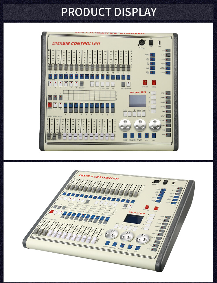 Mini Pearl 1024CH DMX512 Lighting Console Disco Computer Light DMX Controller