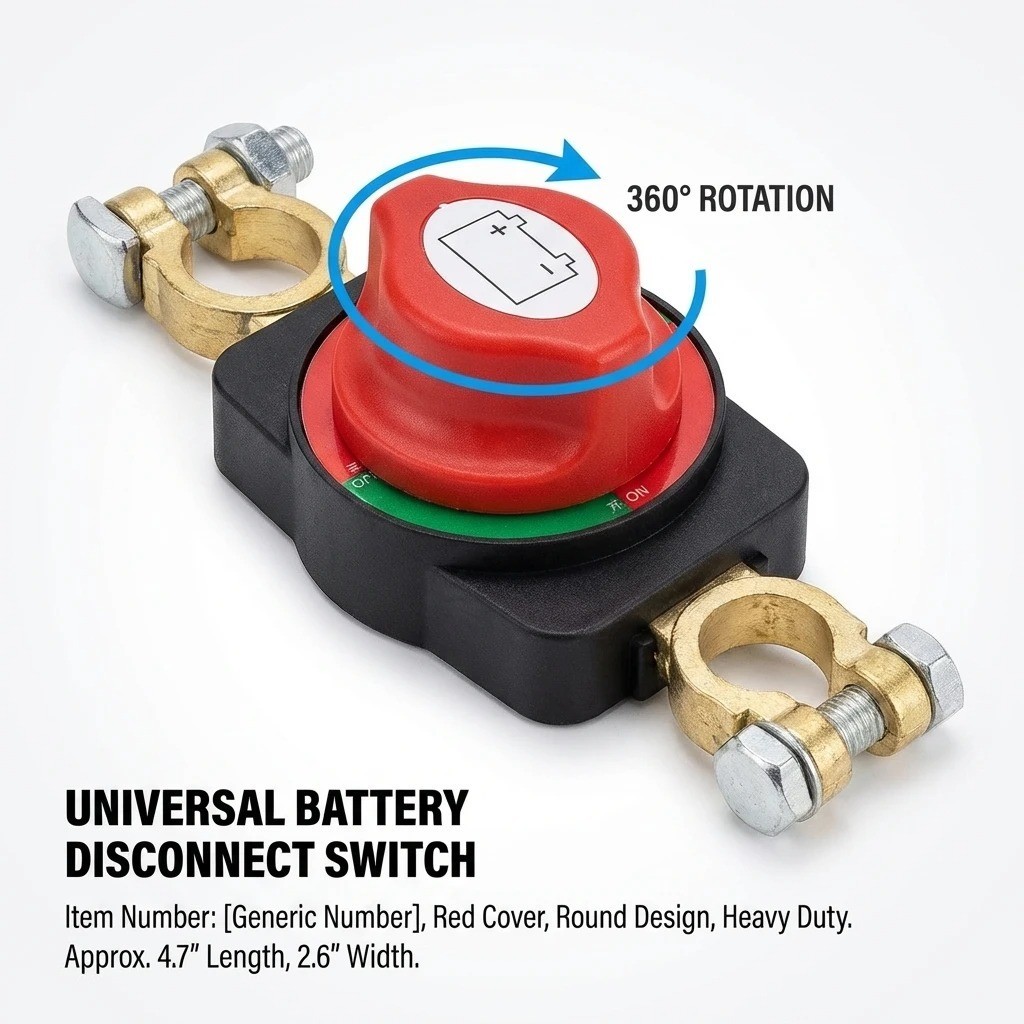 Top Post Battery Disconnect Switch Battery Disconnect Switch 3rd Gen Battery Kil