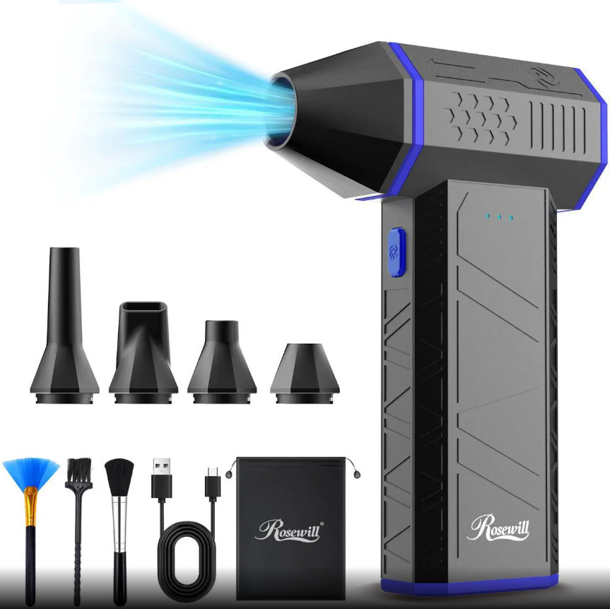 Rosewill Cordless Electric Air Duster 110,000 RPM Super Power RHAD-25001 NEW