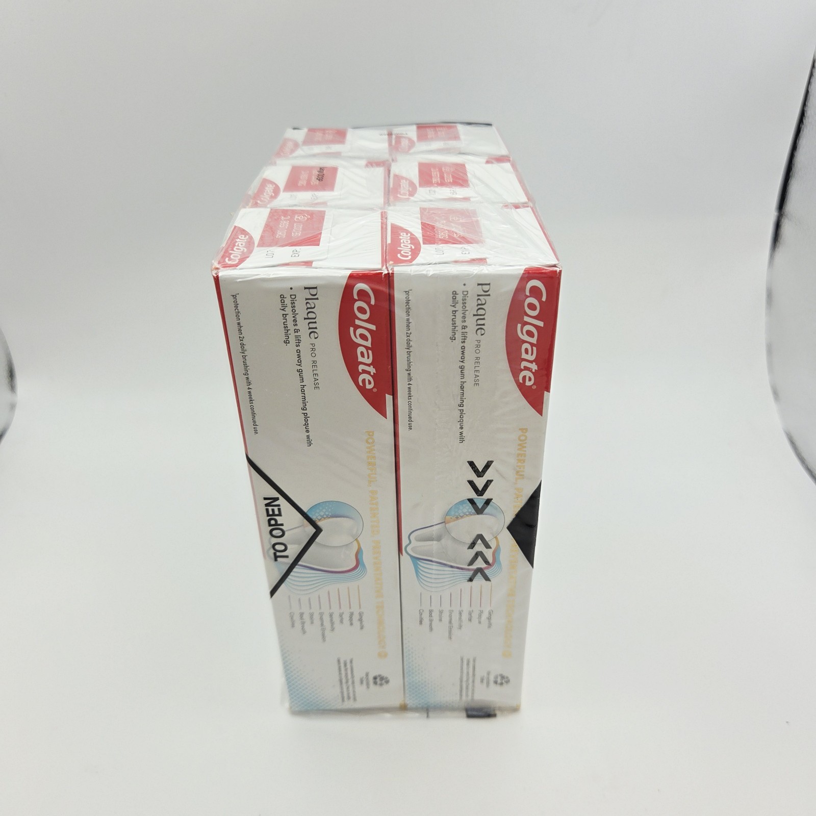 Colgate Plaque Pro Release Fresh Mint Toothpaste 3oz-6 Pack
