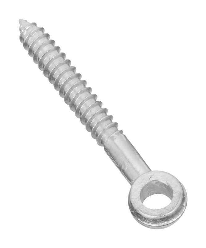National Hardware N131-193 Zinc Plated Steel Adjustable Screw Eye 1/2 x 4 in.