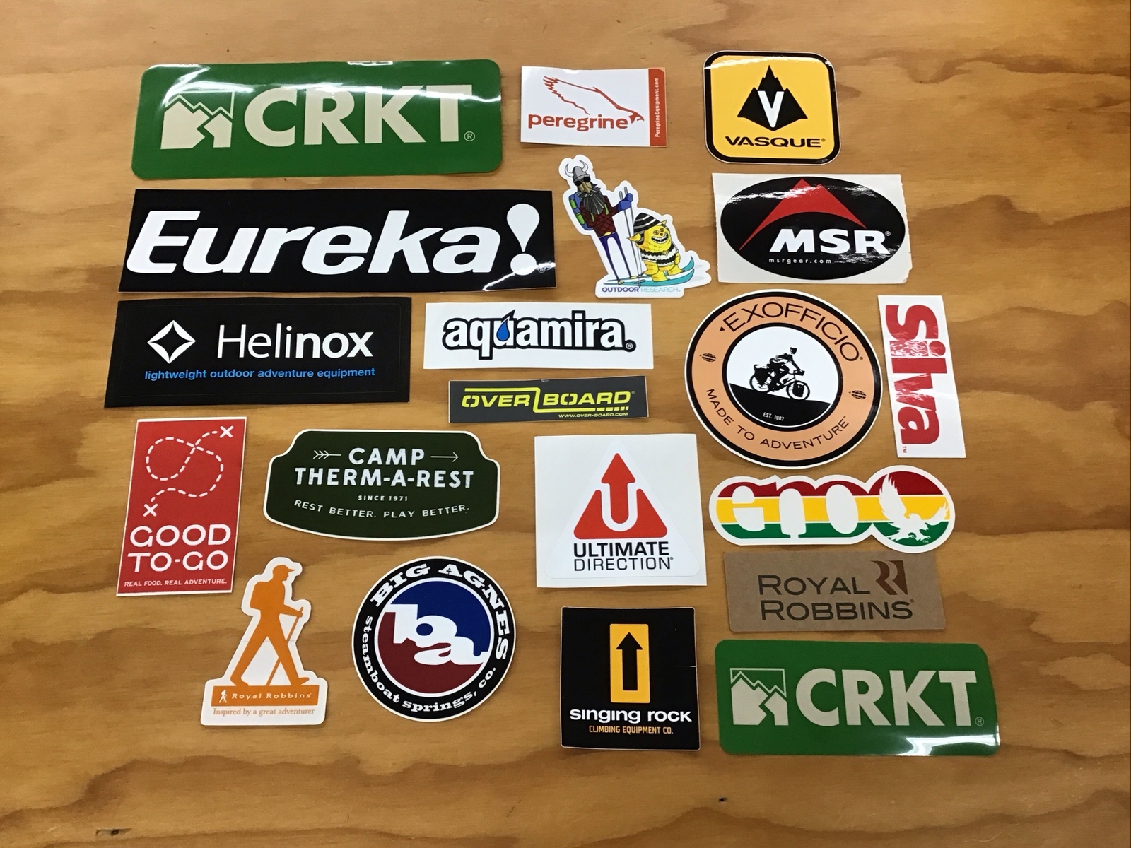 Lot Of 20 Manufacturer’s Original Outdoor Brand Decals - NEW