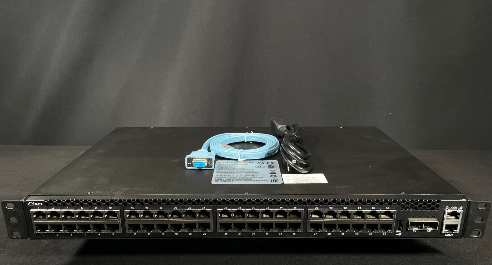 QuantaMesh 1LY4BZZ0STA T1048-LY4 48 Port 10/100/1000 4 1/10GbE SFP+ Switch