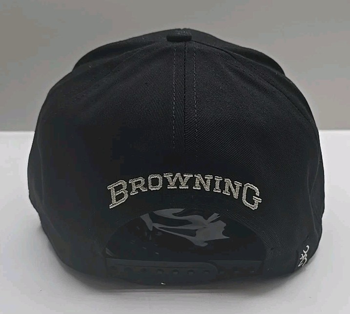 Browning Sierra Black Gray Adjustable Cap Hat $25
