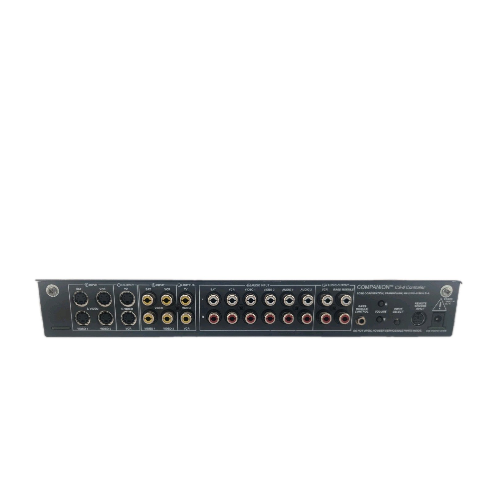 Bose Companion CS-6 Controller AV Audio Video Switcher Untested