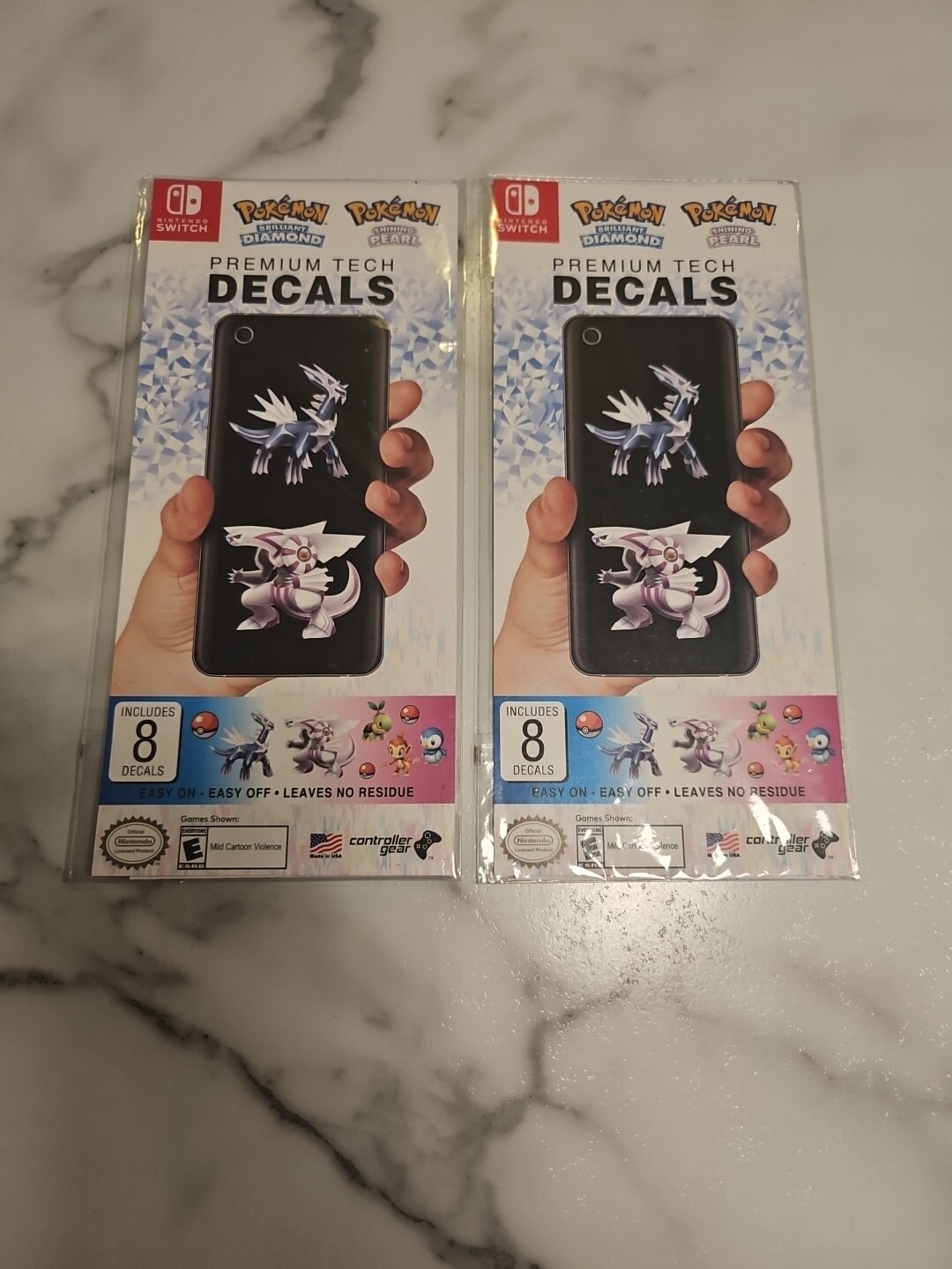 Lot of 2 Pokemon Brilliant Diamond And Shining Pearl Decal Target Sticker #214