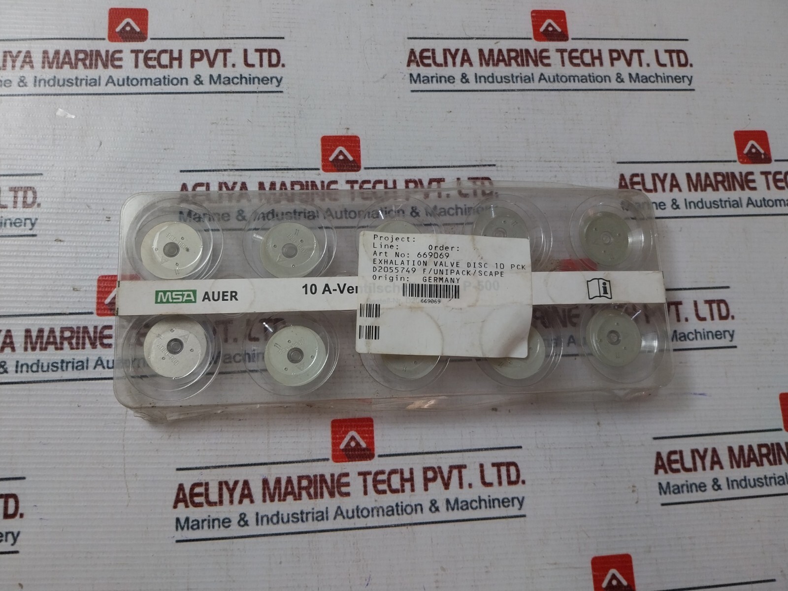 Lot of 15X MSA 3S P-500 Exhalation Valve Disc D2055749