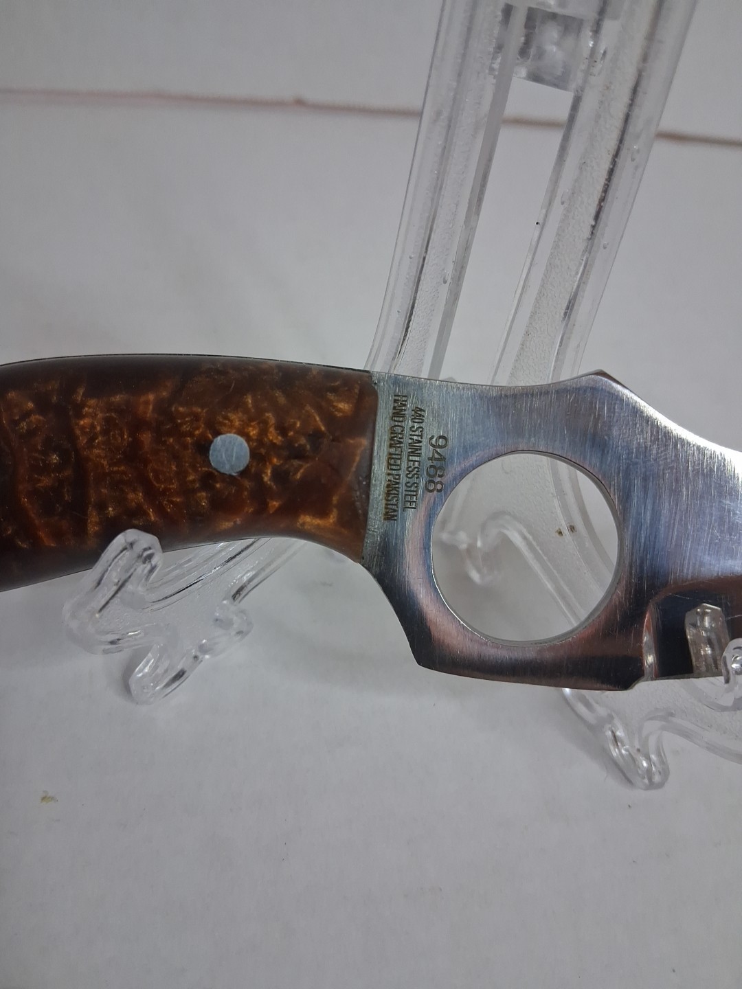 Defender-Xtreme 6 Inch Multi Wood Handle Skinner Knife Sharp Blade 9488