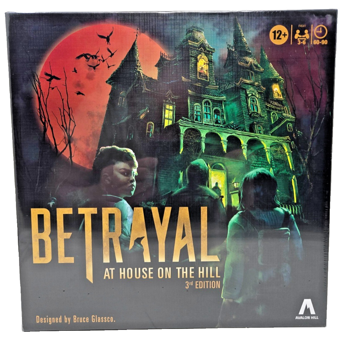 Betrayal at House on the Hill 3rd Edition Board Game Avalon Hill Hasbro F4541