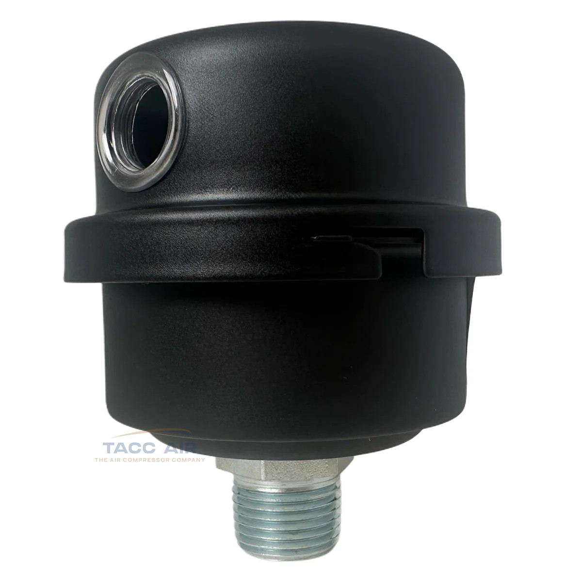 3/8" NPT Air Compressor Intake Filter Silencer Metal Housing Canister USA Made