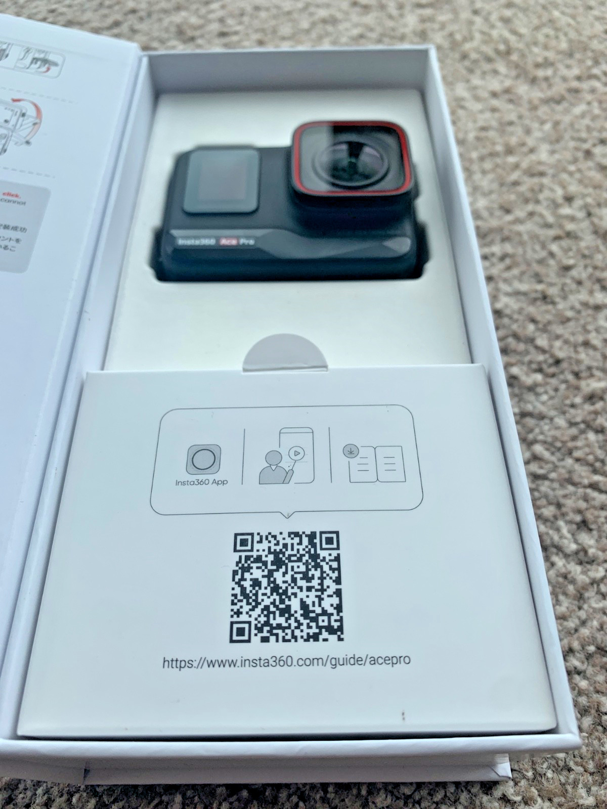 Insta360 Ace Pro 8K Action Camera 2.4" Flip Touchscreen, Waterproof