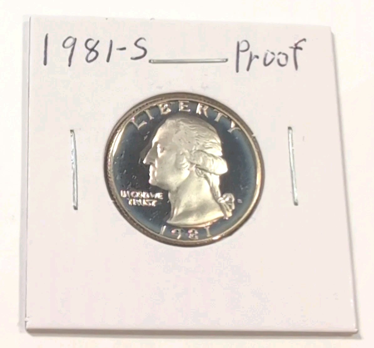 1981 S Washington Quarter Dollar 25c US Coin Collectible Beautiful Proof Lot B
