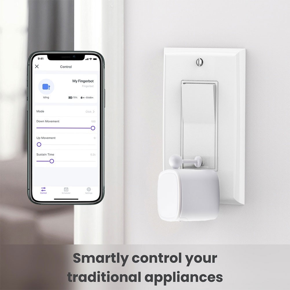 Remote Control Finger Robot for Tuya Smart Home Scheduled Light Switch
