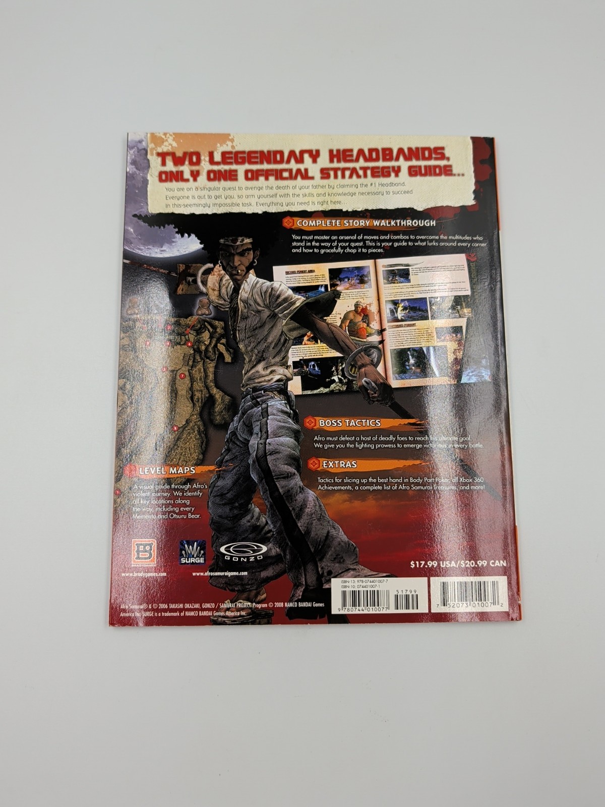 Afro Samurai Bradygames Official Strategy Guide