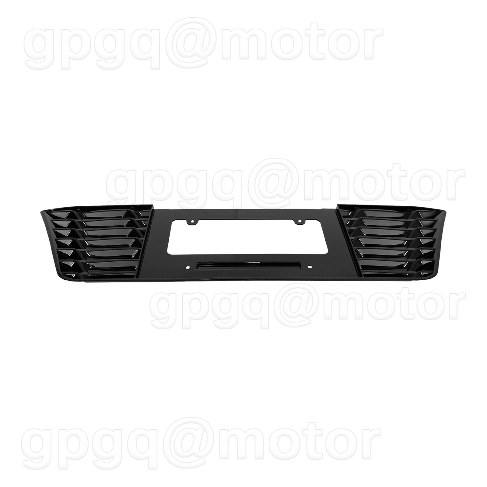 For Corvette C8 Z06 E-Ray 2023-2026 Rear License Plate Frame Cover Glossy Black