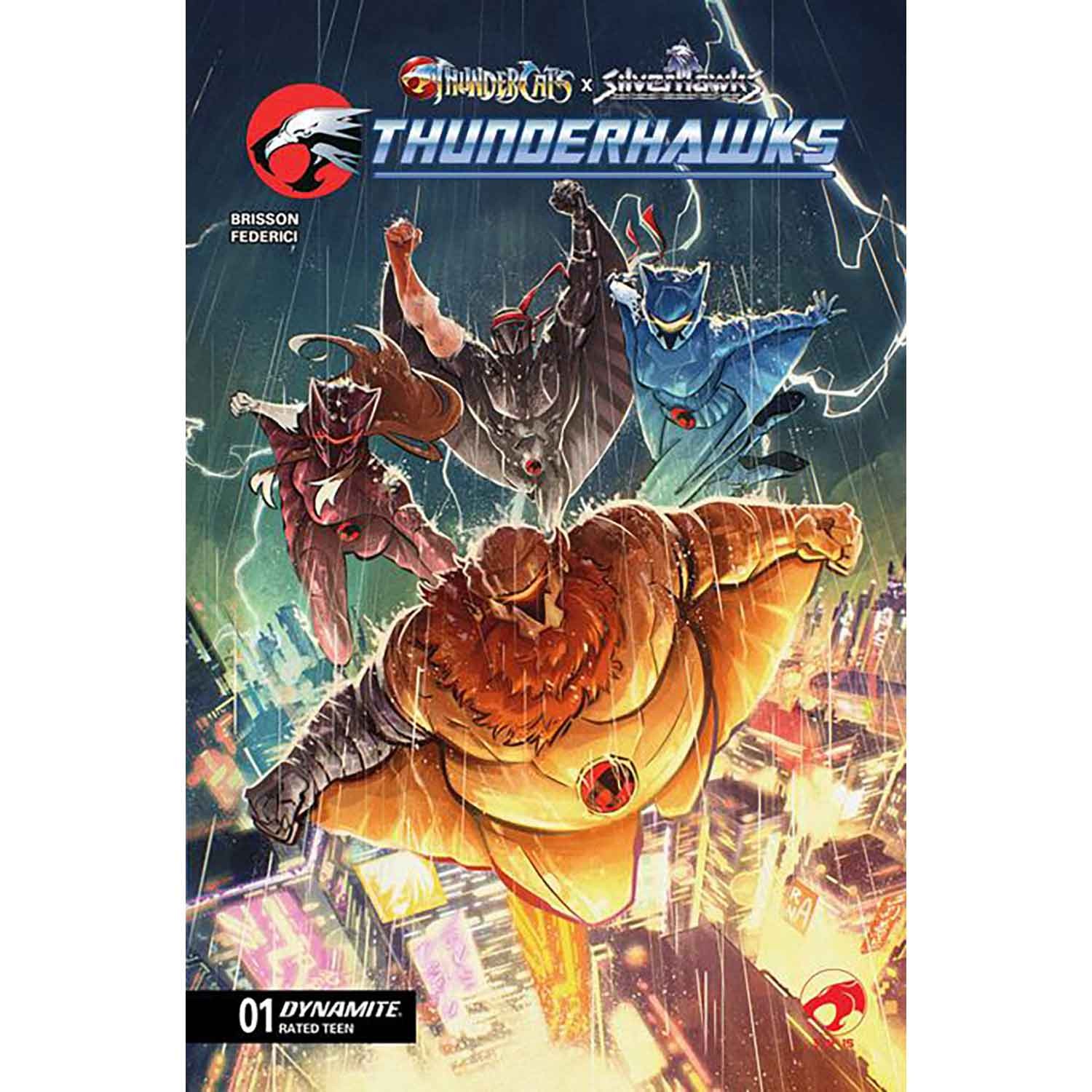Thundercats X Silverhawks Thunderhawks #1 Cover D Alessandro Ranaldi Variant