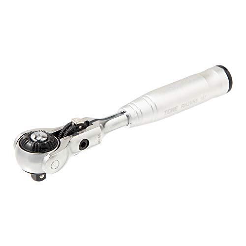 RH2VHS TONE RH2VHS Short Swivel Ratchet Handle Hold Type Drive 6.35mm 1/4"