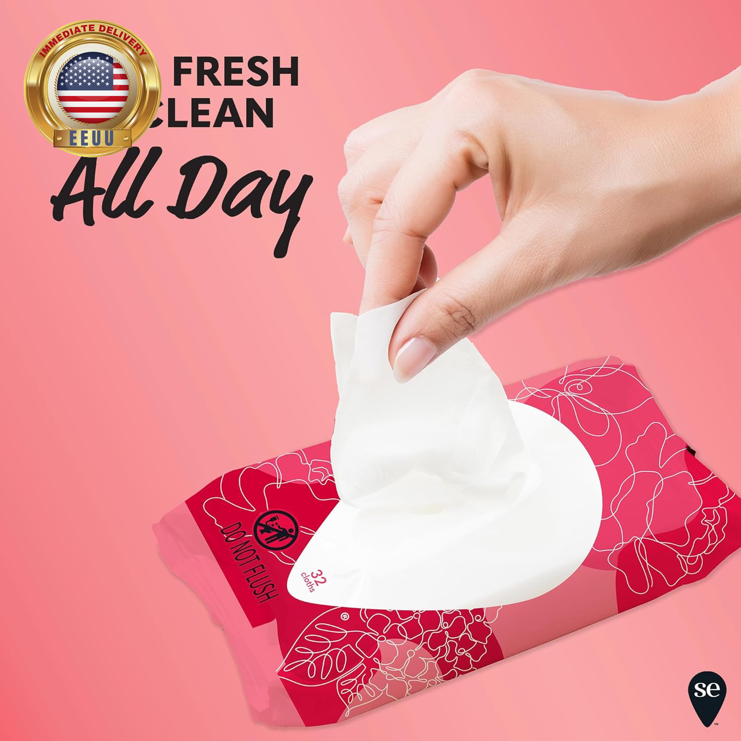 Blissful Escape Feminine Wipes, Gentle Ph-Balanced Formula Helps Control Vaginal