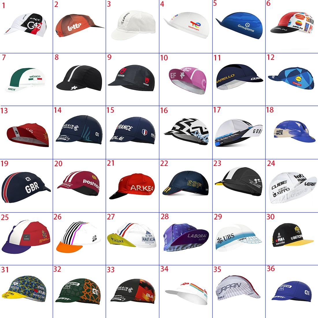 2026 Cycling Team MTB Cap Cycling Cap Hat Retro Cycling Cap Vintage Cycling Caps