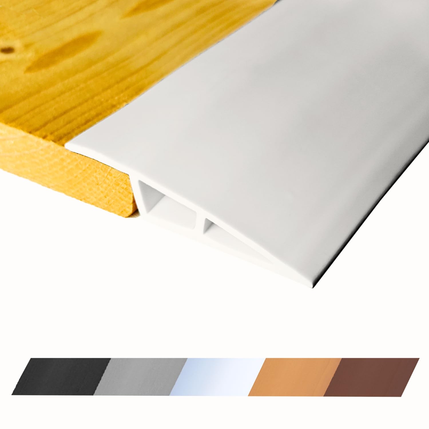 1/2" to 3/5" Height Threshold Ramp - Rubber Threshold, Floor Transition Strip...