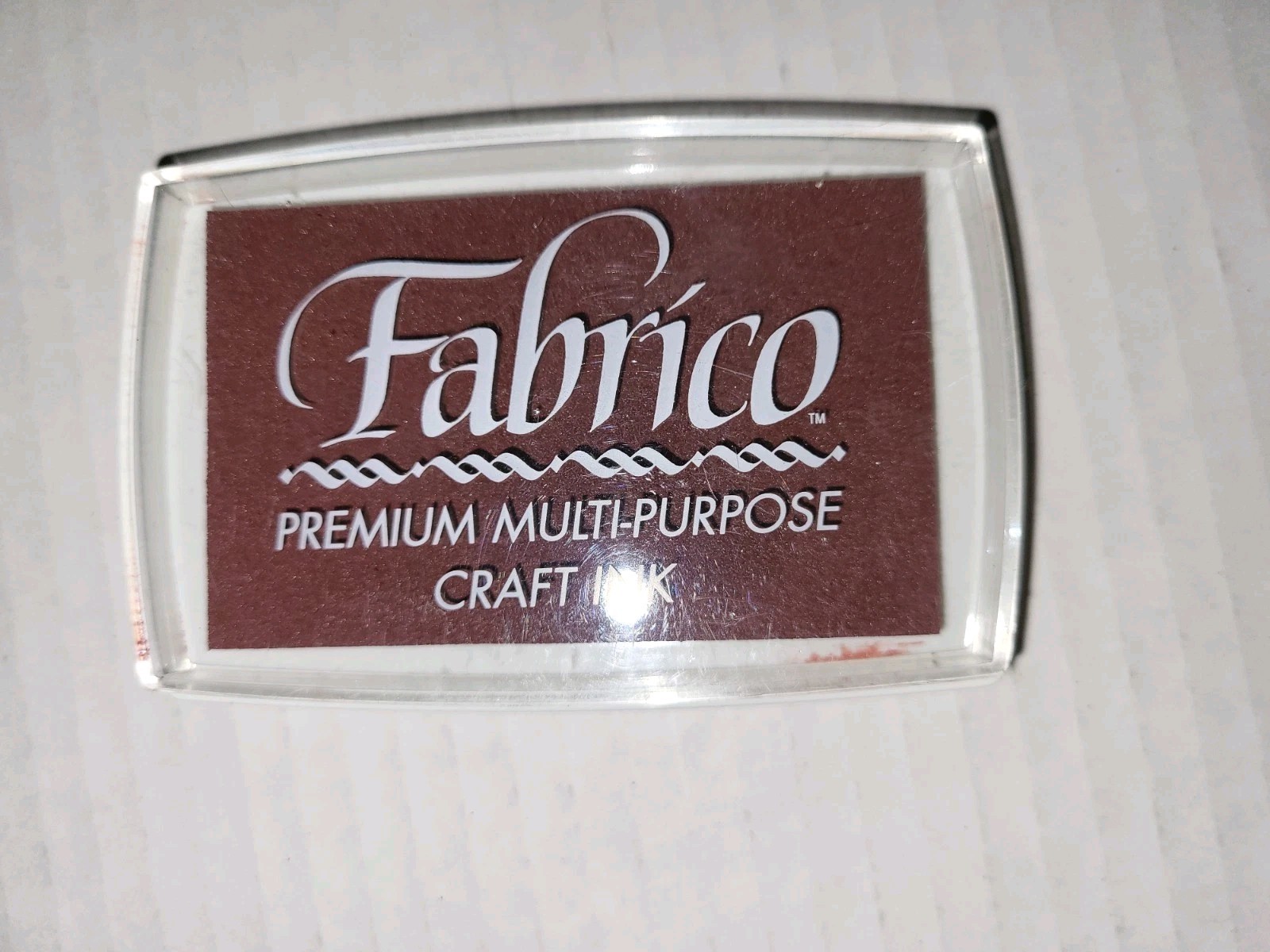 Fabrico Craft Ink Multipurpose Water Based Pad 2 Sealed 2 Used