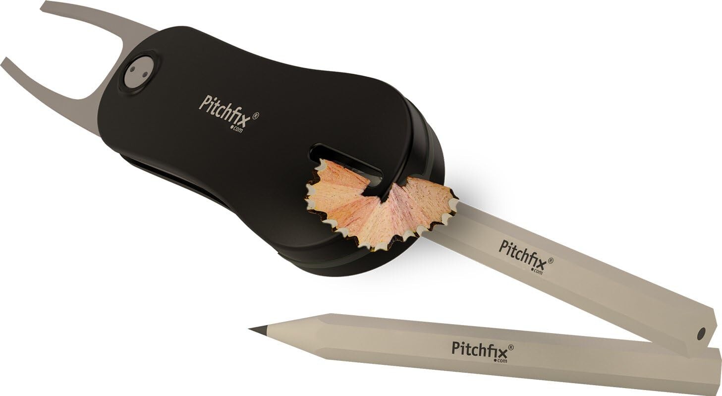 (1) Pitchfix Golf Switchblade Divot Tool Hybrid 2.0 W/TaylorMade 1" Golf Marker