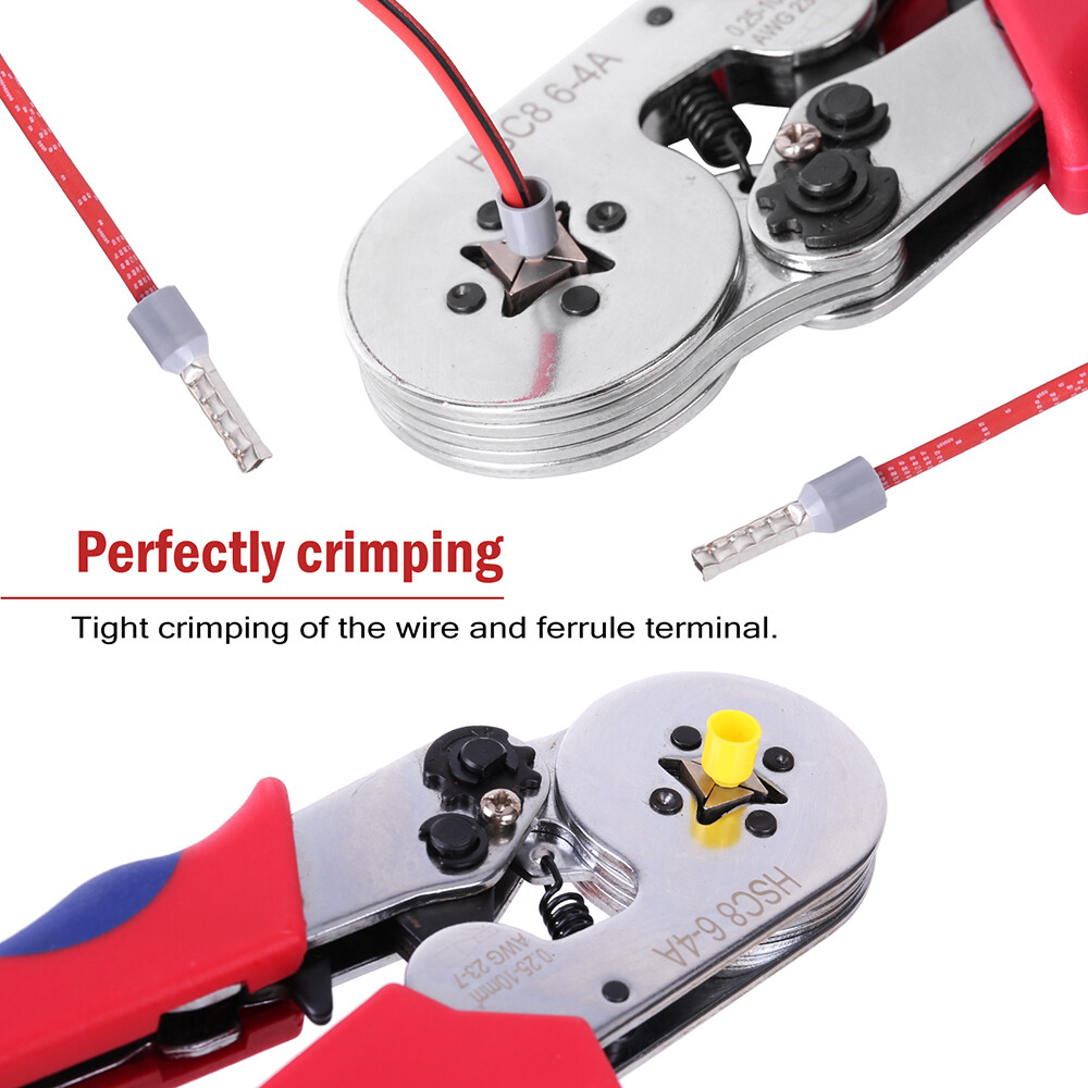 Ferrule Crimping Tool Kit Self-adjustable 1200pcs Terminal Wire Crimper Pliers