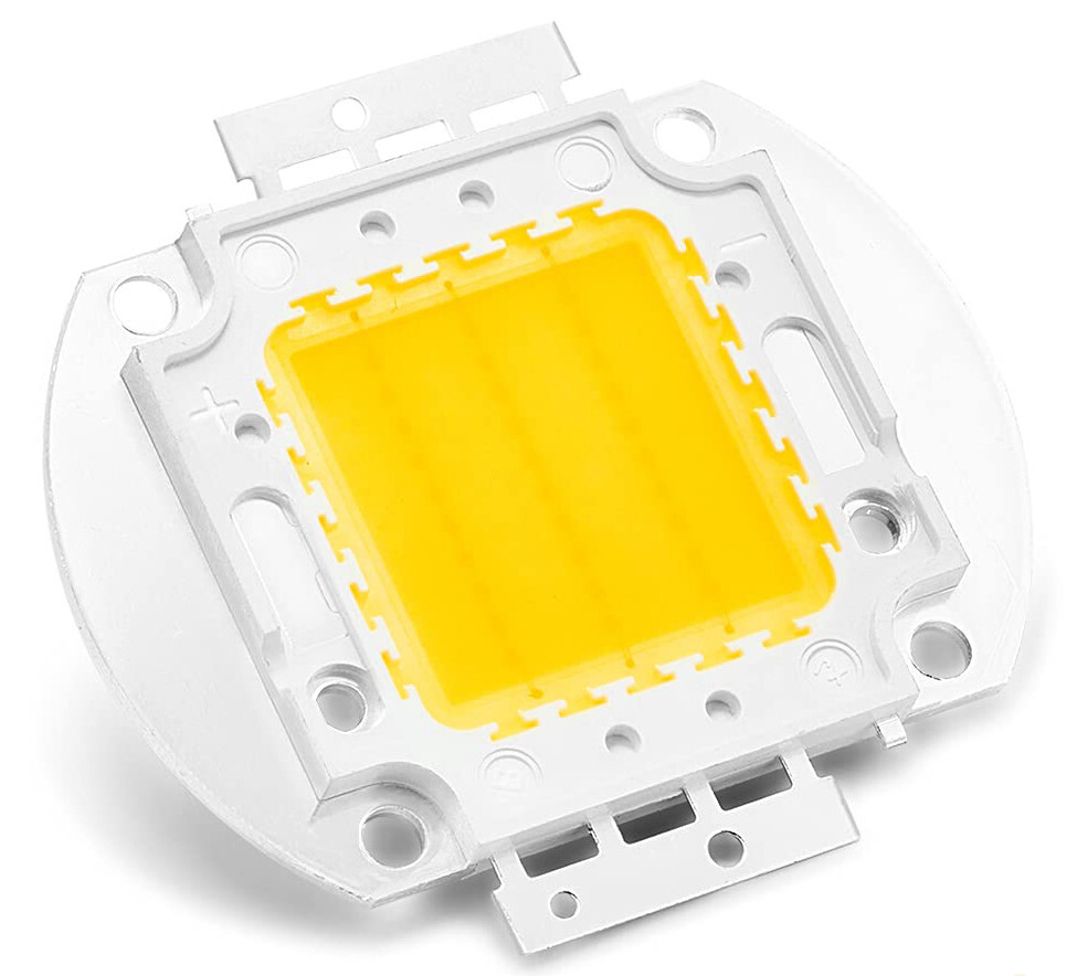 Powerful 30W 32-34V White CoB LED 6000-6500K