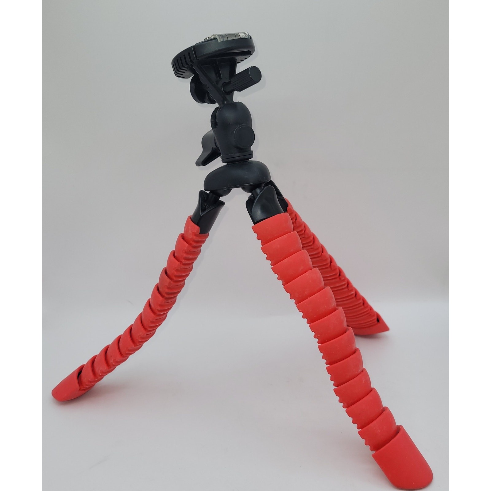 Versatile 11-Inch Red Flexible Spider Tripod - has Level - fully Adjustable