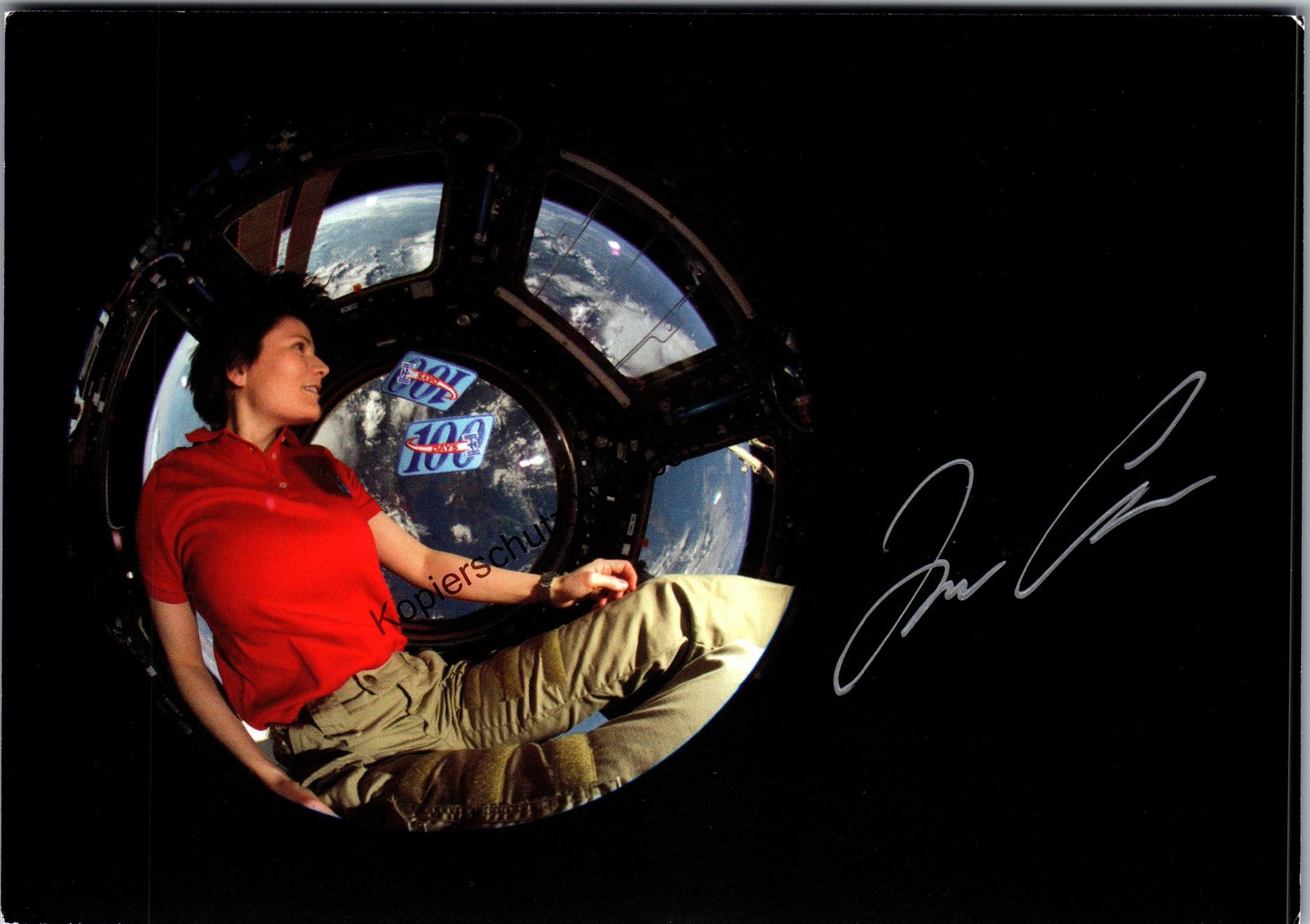 Original Autograph Samantha Cristoforetti ESA Astronaut /// Autograph A 331543