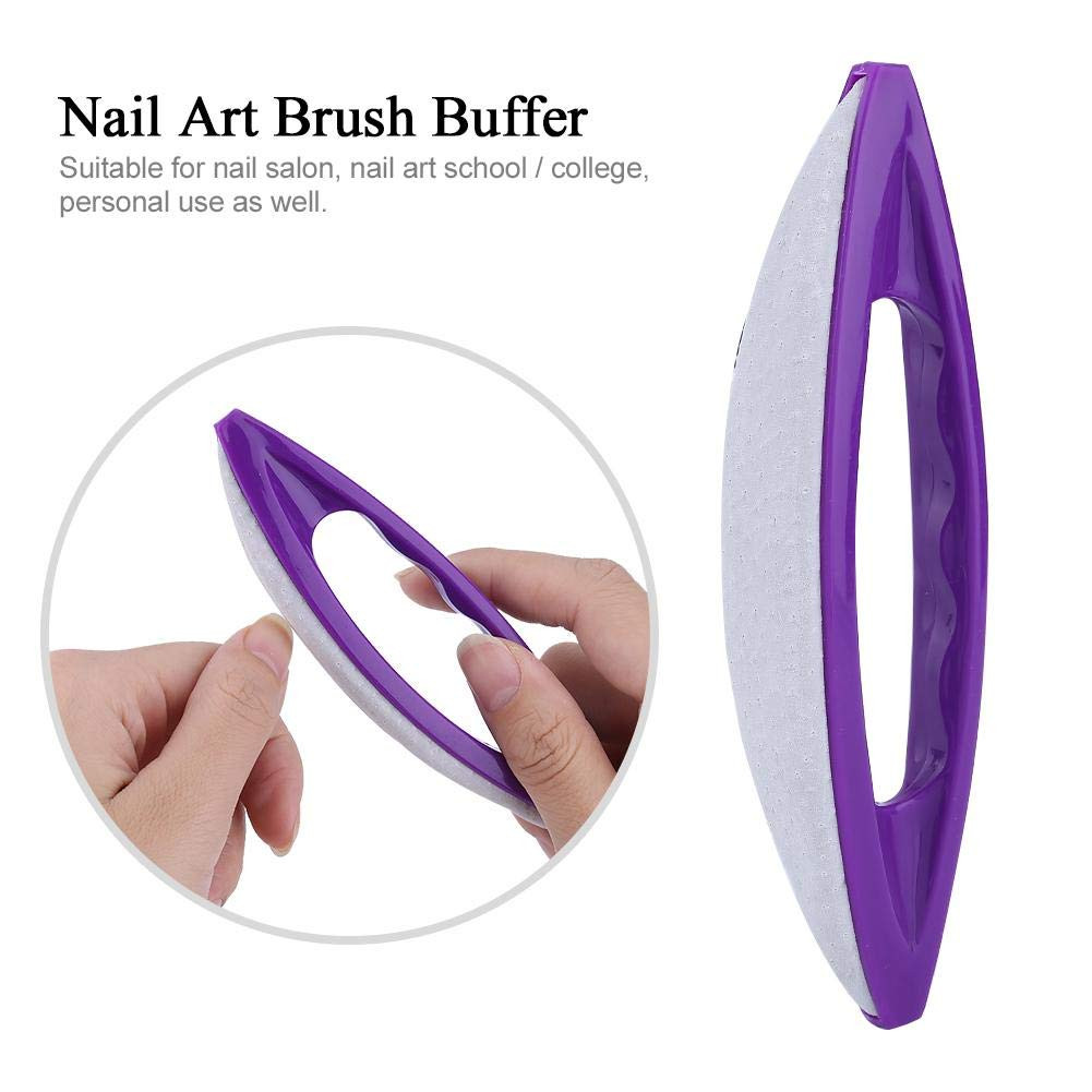 Nail Buffer And Shine Kit, 3Pcs Nail Art Buffing Cream And Nail Brush Buffer Var
