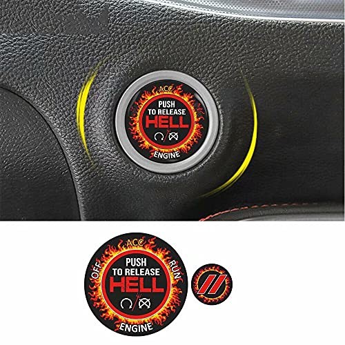 Push Start Button Cover for Dodge Challenger Charger Durango Accessories 2015
