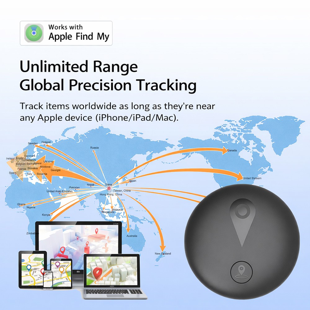 GPS Tracker for Vehicles Magnetic Car Tracking Device Mini Hidden for iPhone/IOS