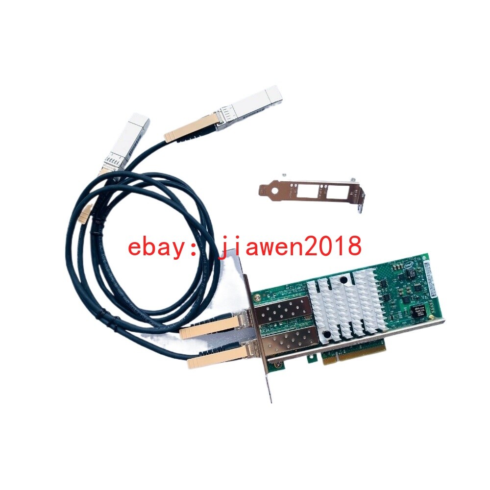 Intel X520-DA2 10Gb 10Gbe Adapter E10G42BTDA with 2x DAC's Direct Attach Cable