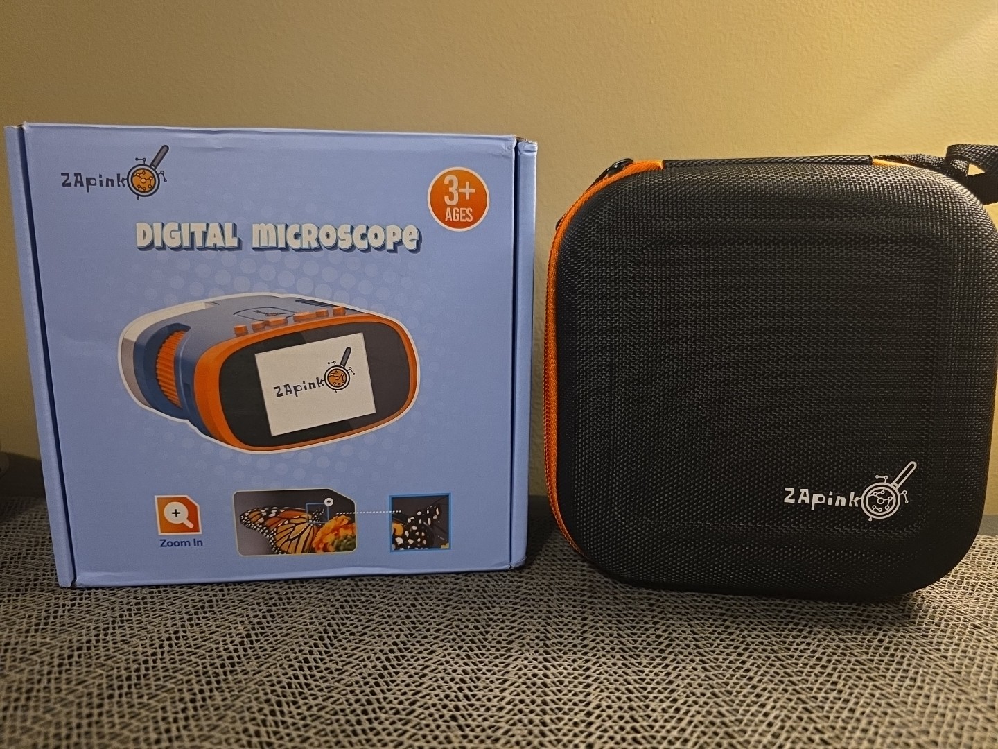 Zapinko Digital Microscope, Portable Microscope For Kids, New