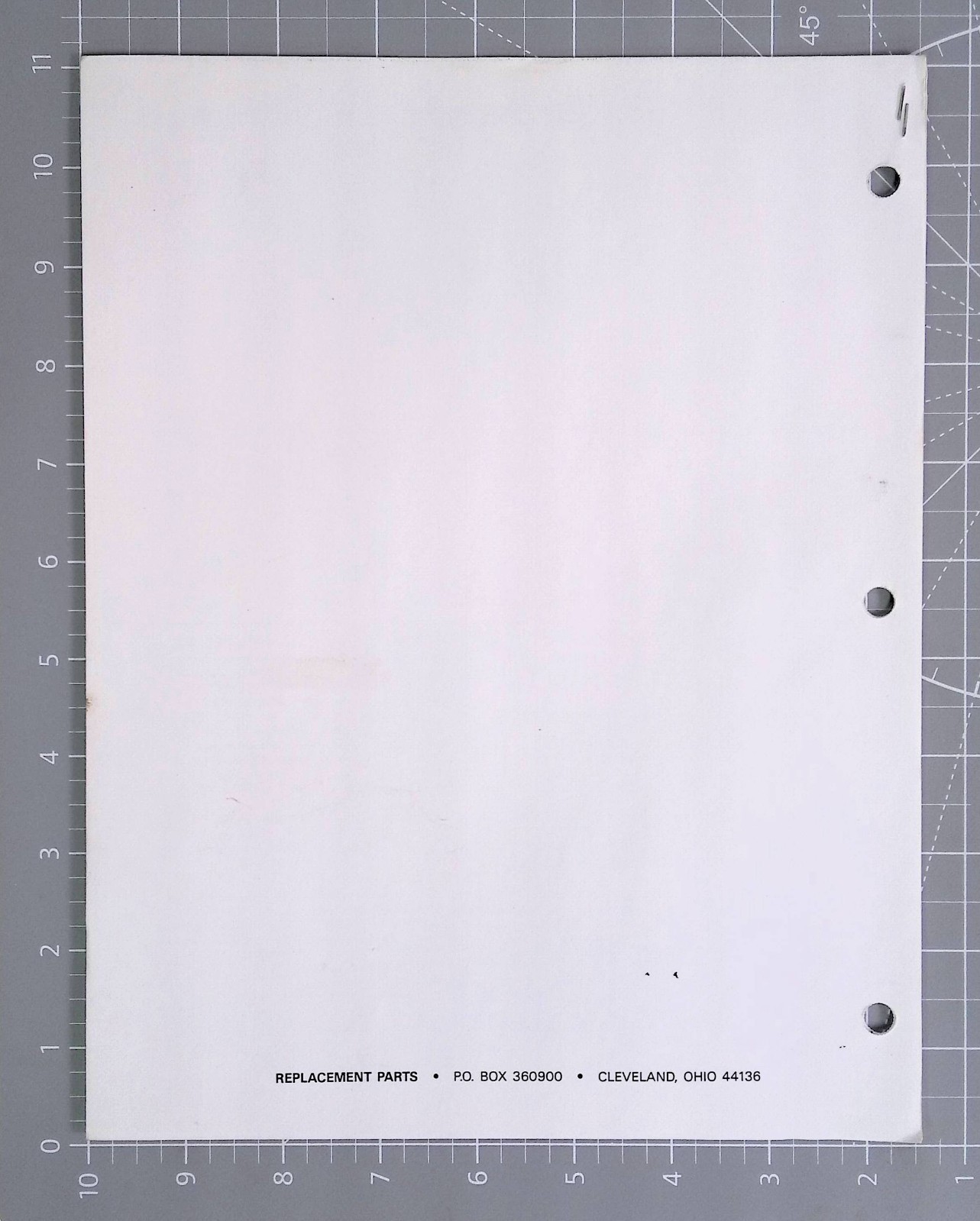 White Leaf Blower Owners Guide - 9 Pgs AA24