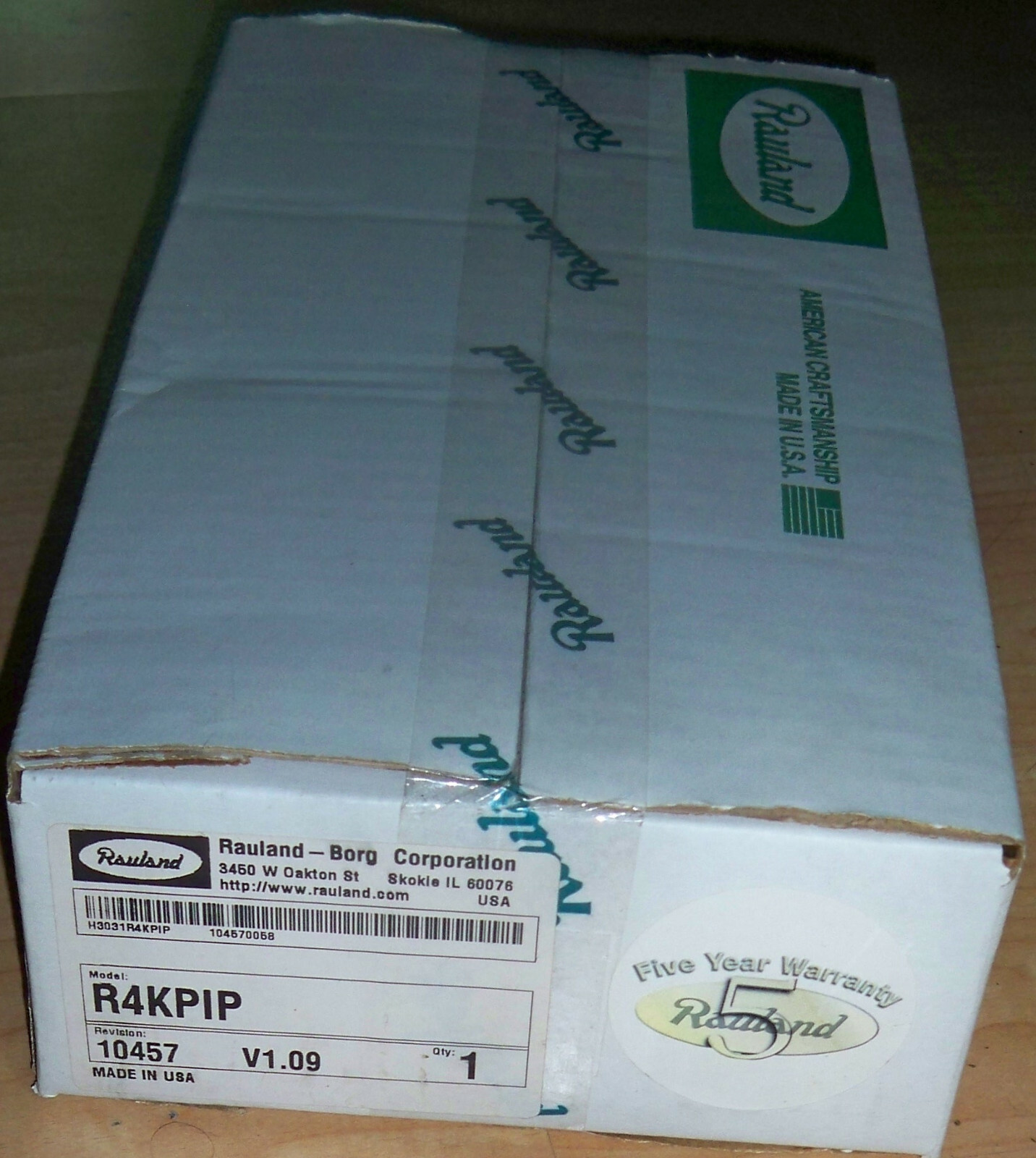 NEW Rauland-Borg Responder 4000 R4KPIP Peripheral Interface Port, open box, OME